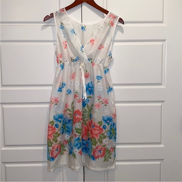 Vintage Floral Sheer Slip Dress Nightie
Size Small - Picture 1 of 9